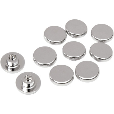 Kit de cache vis - 1/4" - pour vis 6 pans de 5/16" - chromé