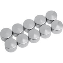 Kit de cache vis - 3/8" - pour vis Allen de 1/2" - chromé