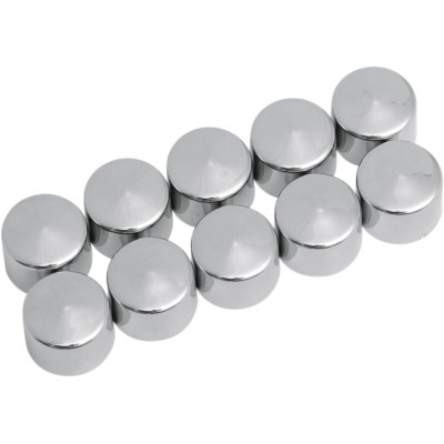 Kit de cache vis - 7/16" - pour vis 6 pans de 1/4" - chromé