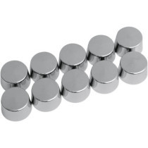 Kit de cache vis - 5/16" - pour vis 6 pans de 1/2" - chromé