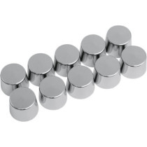 Kit de cache vis - 15/16" - pour vis 6 pans de 1/2" - chromé