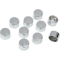 Kit de cache vis - 1/4" - pour vis 12 pans de 1/4" - chromé