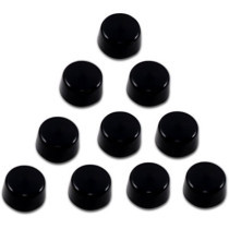 Kit de cache vis - 3/16" - pour vis 6 pans de 5/16" - noir