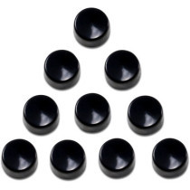 Kit de cache vis - 1/2" - pour vis 6 pans de 5/16" - noir
