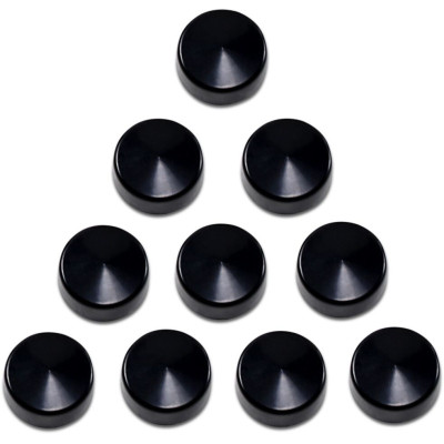 Kit de cache vis - 3/4" - pour vis 6 pans de 1/2" - noir