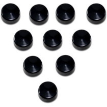 Kit de cache vis - 5/8" - pour vis 6 pans de 7/16" - noir