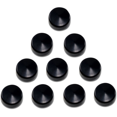 Kit de cache vis - 9/16" - pour vis 6 pans de 3/8" - noir