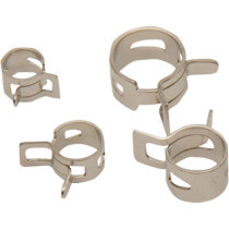 Colliers de serrage- 3/8", 7/16", 1/4" et 5/16" - 20 unités - chromé