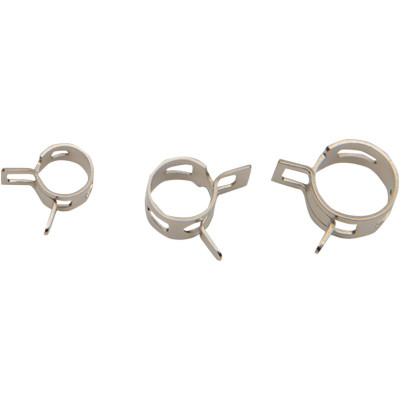 Colliers de serrage- 3/8", 7/16", 1/4" et 5/16" - 100 unités - chromé