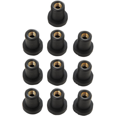 Silent bloc de carter gauche - pour Harley Davidson Sportster de 1999 - néoprène - noir
