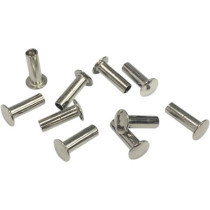 Kit de rivets pour Tour-Pak - pour Harley Davidson FL et FLH de 1964 à 1984 - 10 unités - chromé