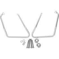 Supports de fixation pour sacoches latérales - pour Harley Davidson Sportster XL  à 2000 - chromé