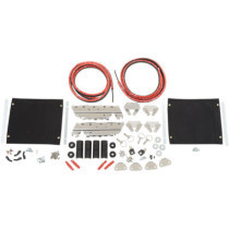 Kit de montage pour sacoches latérales - pour Harley Davidson Touring de 1993 à 2013 - chromé