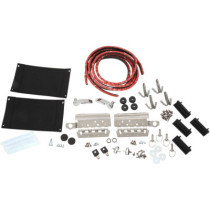 Kit de montage pour couvercle de sacoches latérales- pour Harley Davidson Touring à partir de 2014 - chromé