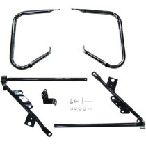 Kit de support de sacoches latérales - pour Harley Davidson Touring de 2009 à 2013 - noir