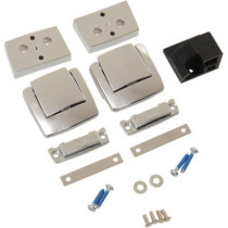 Kit d'installation de serrures - Tour-Pak et sacoches - pour Harley Davidson Touring de 1987 à 2013 - chromé