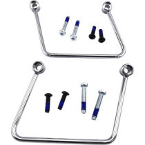 Kit de supports de sacoches latérales - pour Harley Davidson Softail Slim et Street Bob à partir de 2018 - chromé