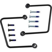 Kit de supports de sacoches latérales - pour Harley Davidson Softail Slim et Street Bob à partir de 2018 - noir