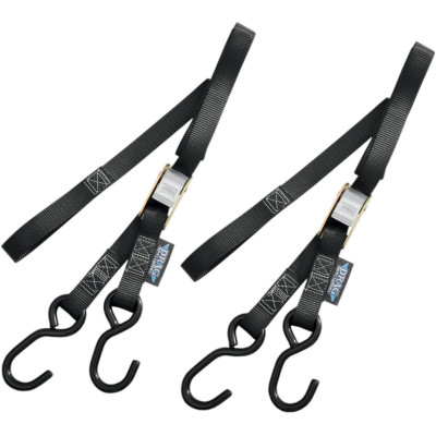 Kit de sangles à cliquets - standard - 1" x 6" - 183 cm - capacité 544 KG - noir