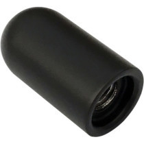 Cache de fixation d'antenne - noir - aluminium