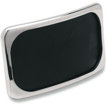 Support de plaque d'immatriculation pour garde boue - Small Radius- 3 boulons - chromé