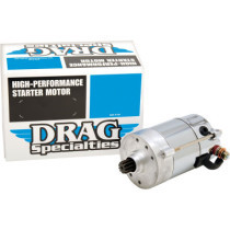 Démarreur haute performance compact - Hitachi - 1,4 KW - Harley Davidson Big Twin et Sportster XL de 1974 à 1988 - chromé