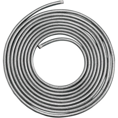 Durite essence/huile - 3/8" - 183 cm - inox tressé