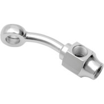 Raccord de contacteur de frein BANJO - 35° - 3/8" 10mm - support de commutateur de feu stop - chromé