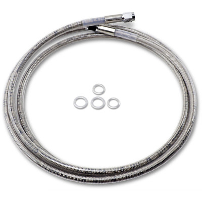 Durite de frein AN-3 - Longueur 74" - En inox tressé