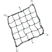 Filet de chargement avec crochets - 38 x 38 cm - Noir