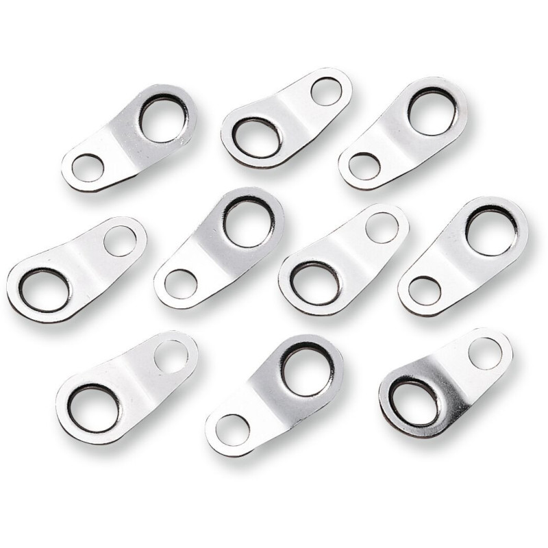 Guide de câbles - Chromé - Lot de 10