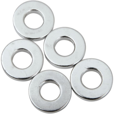 Entretoises 1/4" X 5/8" X 1/8" - Acier - Chromé - Lot de 5