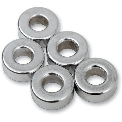 Entretoises 1/4" X 5/8" X 1/4" - Acier - Chromé - Lot de 5