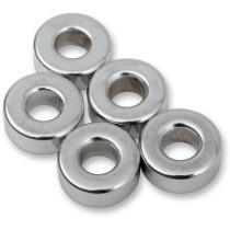 Entretoises 1/4" X 5/8" X 1/4" - Acier - Chromé - Lot de 5