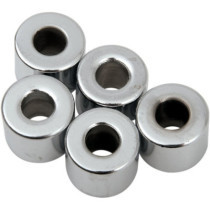 Entretoises 1/4" X 5/8" X 1/2" - Acier - Chromé - Lot de 5
