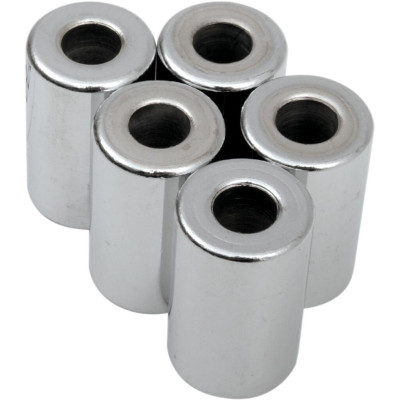 Entretoises 1/4" X 5/8" X 1" - Acier - Chromé - Lot de 5
