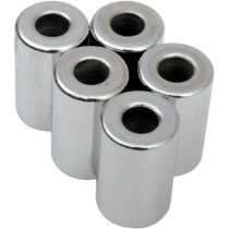 Entretoises 1/4" X 5/8" X 1" - Acier - Chromé - Lot de 5