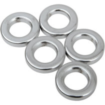 Entretoises 5/16" X 5/8" X 1/8" - Acier - Chromé - Lot de 5