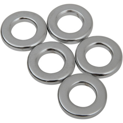 Entretoises 3/8" X 3/4" X 1/8" - Acier - Chromé - Lot de 5