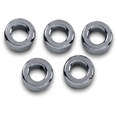Entretoises 3/8" X 3/4" X 3/8" - Acier - Chromé - Lot de 5