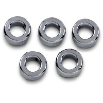 Entretoises 3/8" X 3/4" X 3/8" - Acier - Chromé - Lot de 5