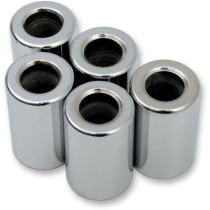 Entretoises 3/8" X 3/4" X 1" - Acier - Chromé - Lot de 5
