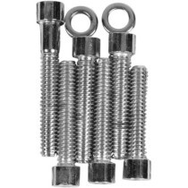 Kit Visserie lisse Carter de Transmission - Harley Davidson Dyna, Softail, Touring de 1993 à 1999 - Chromé