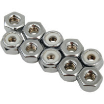 NYLON INSERT NUT 10-24 CHROME