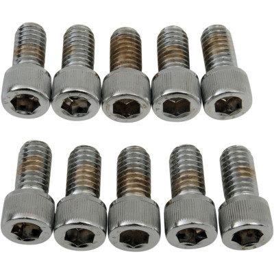 SOCKET-HEAD BOLT 5/16-18X0.625 KNURLED CHROME