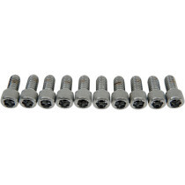 SOCKET-HEAD BOLT 3/8-16X0.75 KNURLED CHROME