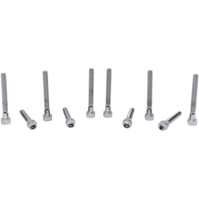 SOCKET-HEAD BOLT 10-24X1.5 KNURLED CHROME
