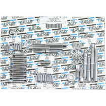 CHROME SOCKET-HEAD MOTOR BOLT KIT SMOOTH