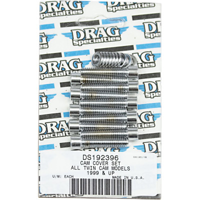 CHROME SOCKET-HEAD CAM COVER BOLT KIT SMOOTH