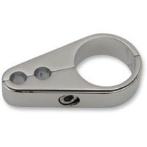 Passe câble double - Diamètre de serrage 1" (25.4mm) - Harley Davidson - Chromé
